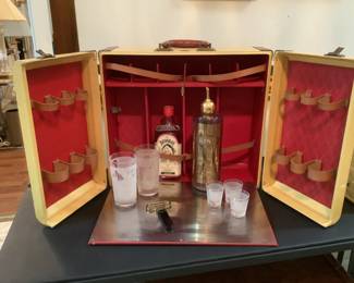 Traveling Bar…..always best to be prepared to party!