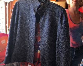 Mandarin collar jacket