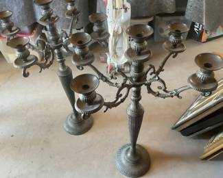 TALL! IRON CANDLEABRAS