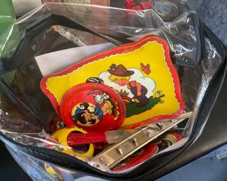 Vintage kids toys set