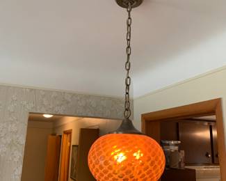 Mid century pendant light 