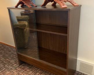 Mid century Book case display cabinet