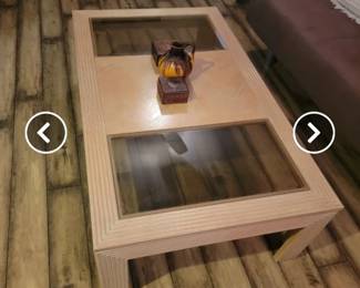 Off site
Coffee table $45 has 2 matching end tables