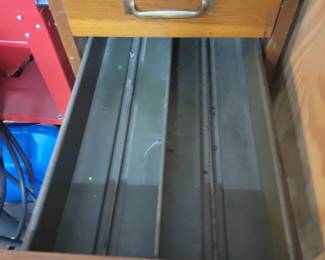 OFF SITE
Vintage library cabinet used as a tool box $150