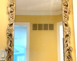 $60; 26 x 40; resin, gold-framed mirror