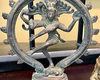 $48; 6 x 3 x 8; dancing Shiva sculpture