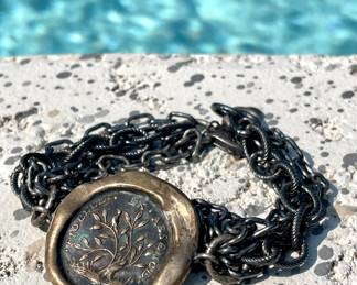$200; Pyrrho sterling bracelet