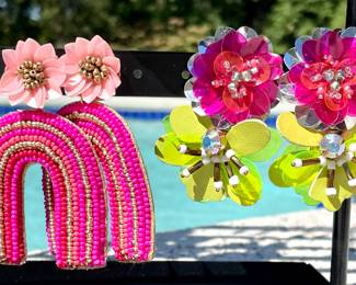Starting at $8, there is a lot of fun, costume jewelry at this sale.