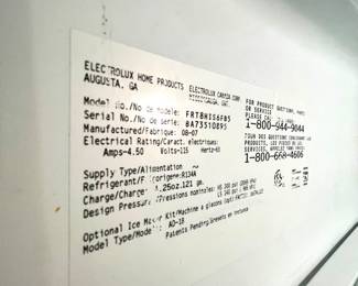 SOLD; 30 x 30 x 56; Fridgidaire refrigerator/freezer; you move; model number