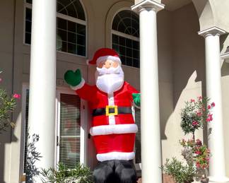 $50; huge inflatable Santa; that’s a whole lot of joy!
