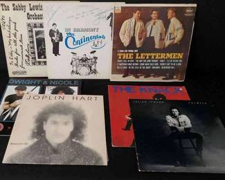 Autographed Vinyl LP Records