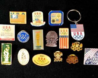 Contemporary USA Olympic Pins
