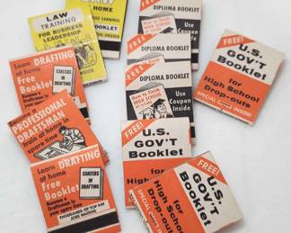 Close Cover While Striking University Matchbooks