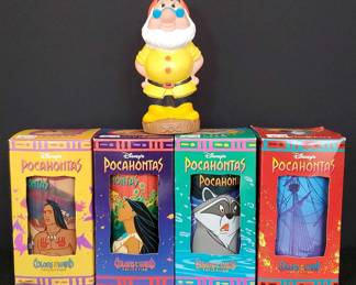 Disney Pocahontas Cups and Dwarf Toy