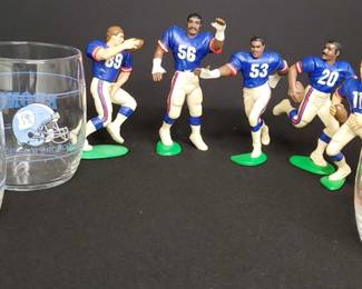 Football Glassware and Collectible Figures