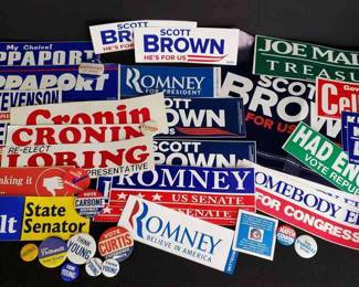 Massachusetts Republican Campaign Collectibles