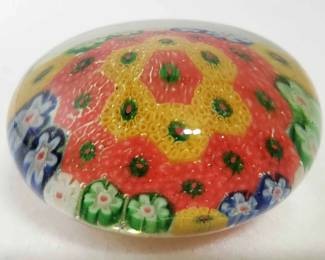 Miliflori Art Glass Paperweight