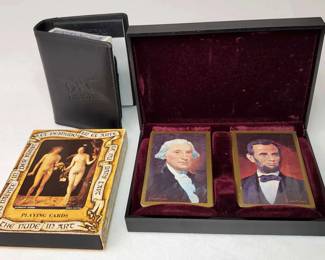 Nude In Art and Presidential Playing Cards