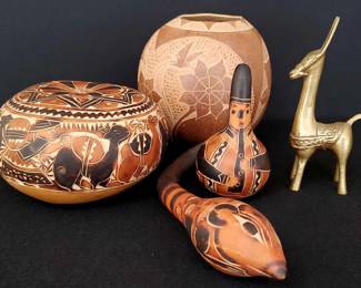 Peruvian Folk Art, Brass Animal