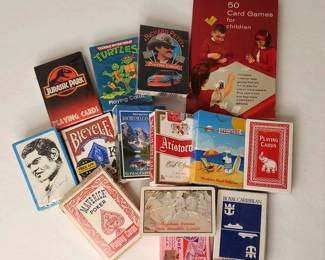 Playing Cards and Book