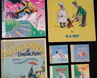 Seven Vintage Childrens Books