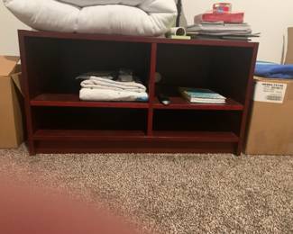 Ikea tv console in maple finish