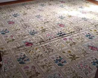 Large Floral Carpet