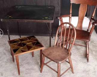 Two Chairs, 2 Tables