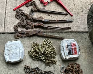 Ratchet Chain Binder, Load Binders, & Chains