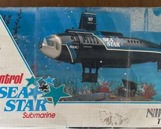 RARE Nikko Sea Star Submarine RC Radio Control 1/250 Scale