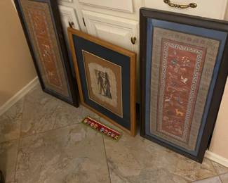 Asian And Egyptian Wall Decor