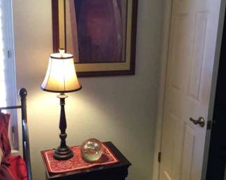 Bedside Table And Art