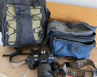 Nikon Camera And Bags