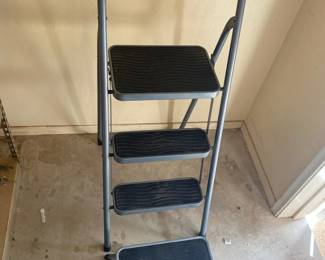Rubbermaid Step Ladder And Delxo Stool