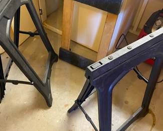 Saw Horses And Furniture Mover