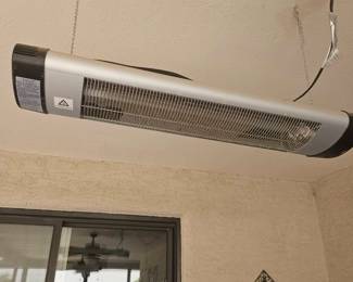 Two Hanging Outside Overhead Heaters