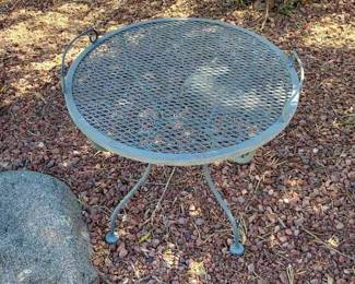 Small Round Metal Table