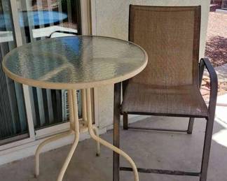 Tall Patio Table Chair