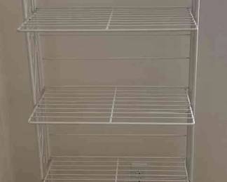 White Metal Kitchen Rack