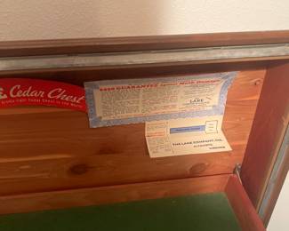Vintage cedar chest 