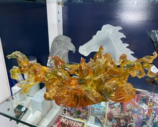 Amber Horse Sculpture Orlando Auction