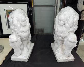 Cement Lion Statues Orlando