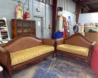 Rattan and wood Sofas Orlando