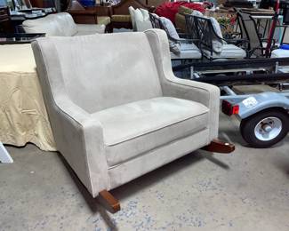 Oversized Upholstered Rocker Orlando