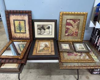 Various Artwork and Mirrors