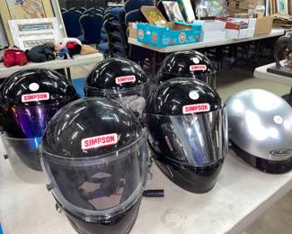 Simpson Motorcycle Helmets and HJC helmet Orlando Auction