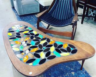 Mid Century Coffee Table and Rocker Orlando Auction