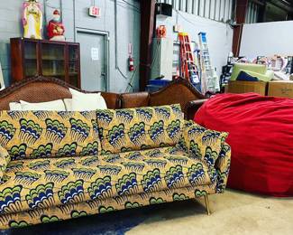 Modern Sofa and extra large Bean Bag Chair