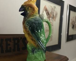 Majolica parrot