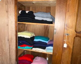 Cashmere sweaters - quite a collection